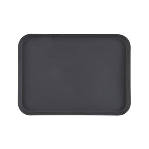 CAMBRO - 1622CT-110 - Plateau rectangulaire Camtread rebord élevé - Surface antidérapante - 40,5 x 56 cm - Noir