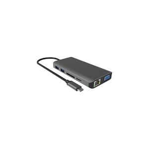 Adaptateur Usb C Hub 10 En 1 On Earz Mobile Gear Gris