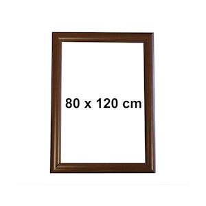 Edimeta Cadre Clic-Clac 80 x 120 cm finition Bois Noyer