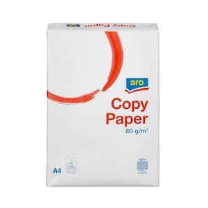 aro Papier blanc repro DIN A4, 5 x 500 feuilles de 80 g/m² (2.500 feuilles)