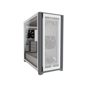 Corsair Boitier Pc 5000d Airflow - Verre Trempe Moyen-tour Atx - Blanc Cc-9011211-ww