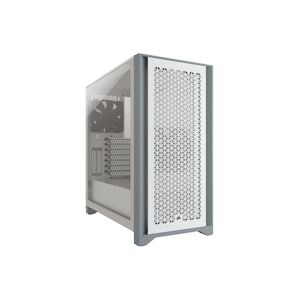 Corsair Boitier Pc 4000d Airflow - Moyen Tour - Verre Trempe - Blanc Cc9011201ww