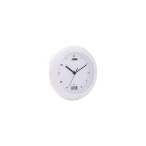 Balance Horloge Thermomètre Pour Salle De Bains 17 Cm Analogiques Blanc Usage Non Intensif Balance