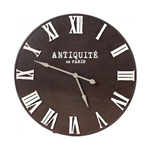 AMADEUS Horloge paco noire - Rond Bois Amadeus 92x6 cm