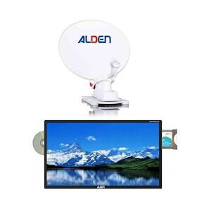 Alden Onelight Parabole Satellite Automatique 65cm + Tv Led 22