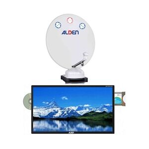 Alden Orbiter Parabole Satellite Automatique 85cm + Tv Led 19