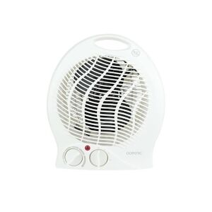 OCEANIC Chauffage mobile soufflant 2000W - 2 puissances - Fonction ventilateur - Blanc OCEANIC