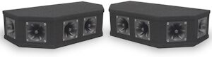 Pack 2 Systèmes de haut-parleurs 6 tweeters Top Box Piezo Noir - Soundlab 50W