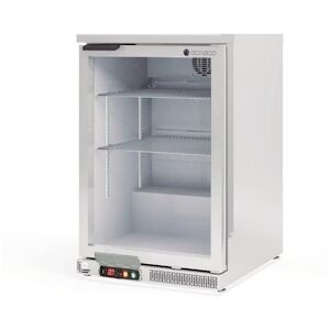 CORECO Arriere Bar 1 Porte Vitree Battante - +2/+8  - Exterieur Inox. Capacite 150 Canettes - Dimensions:620X520X850 ERH-150-LI