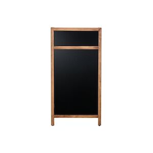 Europel Chevalet tableau noir Europel avec en-tête 660x1280 mm DELUX naturel, 356247