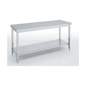 ERATOS Table Centrale Profondeur 700 - Avec Etagere - 600X700X850 - Livree Demontee MCD70-60