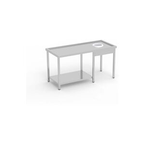 ERATOS Table De Debarassage Avec Etagere 1200X700X850 Mm MDC-120