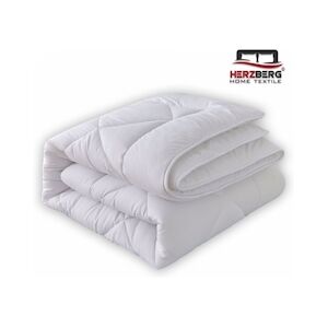 Herzberg Couette en microfibre 140x200cm Blanche Herzberg HG14267WD