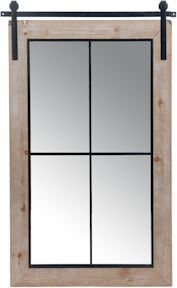 Miroir grange 93 cm -  Marron Rectangle Bois Amadeus 56x3 cm