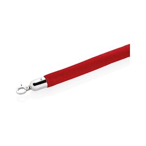 WAS Germany - Tige de raccordement Classic Eco, Ø 2,8 cm, 1,5 m, rouge, velours, poli miroir, chromé (2205154)