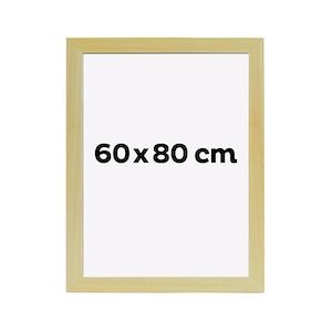 Edimeta Cadres Bois 60x80 Profilé 30 mm Naturel