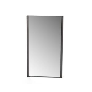 AMADEUS Miroir Gaetan 100x70 cm - Gris Métal Amadeus 70x4 cm