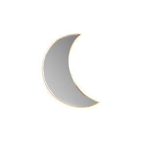 AMADEUS Miroir Lune 35 cm - Or Métal Amadeus 23x0.299 cm