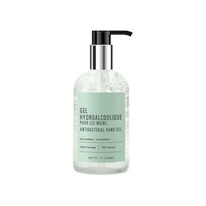 SPIRIT OF TRAVEL - FRA 300ml Gel Hydroalcoolique pour les mains en flacon Cervo avec pompe