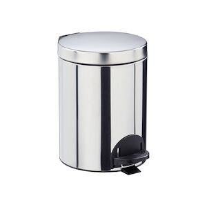 Rossignol Poubelle A Pedale Sanelia 5L Inox - 90124 - Rossignol