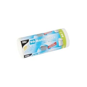 Papstar Sacs poubelle, HDPE 60 l 81 cm x 63 cm blanc