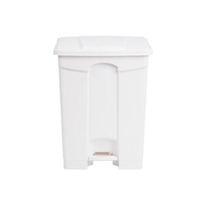 Jantex Poubelle de Cuisine à Pédale 65L Blanche