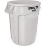 Collecteur Brute Rond 121L Blanc - Rubbermaid