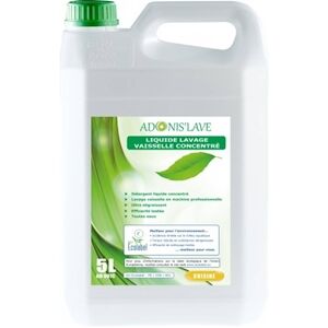 Liquide vaisselle concentré machine ECOLABEL - ADONIS' LAVE - Bidon