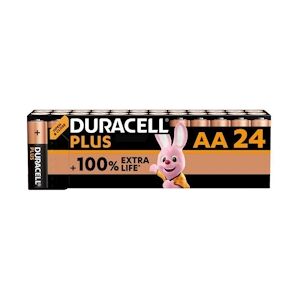 Duracell piles alcalines AA Plus, 1.5 V LR6 MN1500, paquet de 24