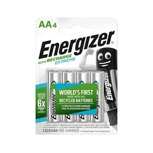 Energizer batterie Rechargeable Nimh Aa 1.2 V Extreme 2300 Mah 4-blister