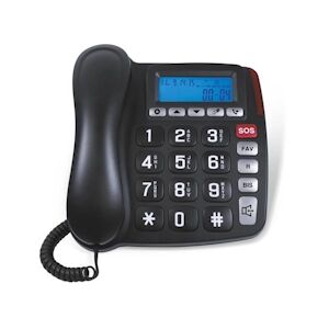 Schneider Téléphone résidentiel sans répondeur GMSC525FBLK