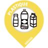 COLLEC - Stickers tri gouttes adhésif (x10) plastiques - 50320 - ROSSIGNOL