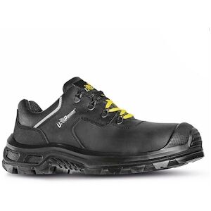 U-Power - Chaussures de securite basses ultra resistantes DRAX - Environnements exigeants - S3 SRC ESD CI Noir / Jaune Taille 47