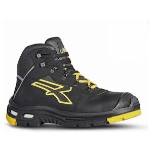 U-Power - Chaussures de securite hautes ultra resistantes COSMO - Environnements exigeants - RS S3 WR HI HRO SRC CI Noir / Jaune Taille 42