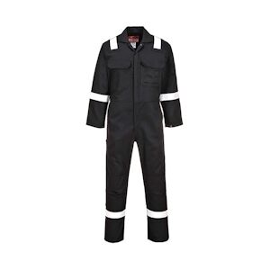 Portwest - Combinaison de travail résistante à la flamme BIZWELD IONA Noir Taille LL