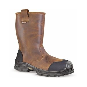 Jallatte - Bottes de sécurité marron et noire JALSALIX SAS S3 CI HI HRO SRC Marron / Noir Taille 4545