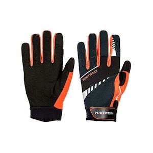 Portwest - Gants anti coupures DX4 LR Noir / Orange Taille 11