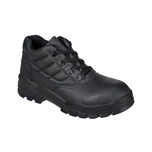 Portwest - Chaussures de travail non normées en cuir croute O1 Noir Taille 4343