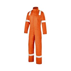 Cepovett - Combinaison de travail multirisques ATEX REFLECT 260 Orange Taille SS