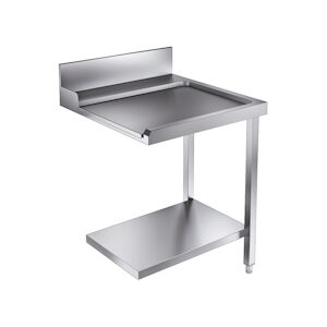 CombiSteel Table de Sortie avec Etagère 700 Droite Pour 7280.0045 0046