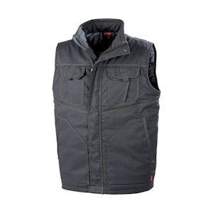 Lafont - Bodywarmer de travail mixte sans manches ELKI Gris Foncé Taille MM