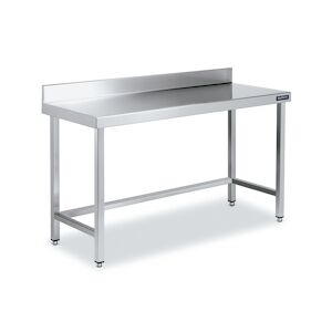 Distform table Inox avec Dosseret 2000x700 avec Renforts