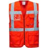 Portwest - Gilet de sécurité EXECUTIVE BERLIN HV Rouge Taille 2XL