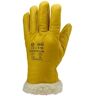 Coverguard - Gants anti froid jaune fleur de vachette fourrés EUROWINTER ISLANDE (Pack de 6) Jaune Taille 10