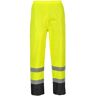 Portwest - Pantalon de pluie bicolore imperméable HV Jaune / Noir Taille 5XL