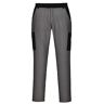 Portwest - Pantalon de travail avec partie frontale résistante aux coupures COMBAT Gris / Noir Taille XL