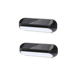 KYF (Lot de 2) Applique Solaire Murale LED Blanc Chaud ou Multi-Couleur 3000K