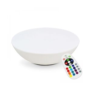 Oviala Business Table basse lumineuse ronde LED - Oviala