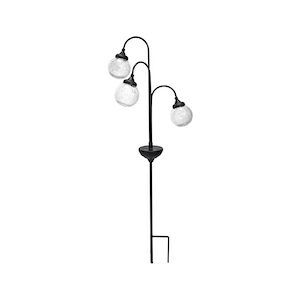 Lumijardin balise solaire à 3 boules H82cm Lumi jardin