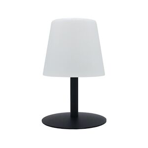 LUMISKY lampe de table sans fil pied en acier noir LED blanc chaud/blanc dimmable STANDY MINI Dark H25cm